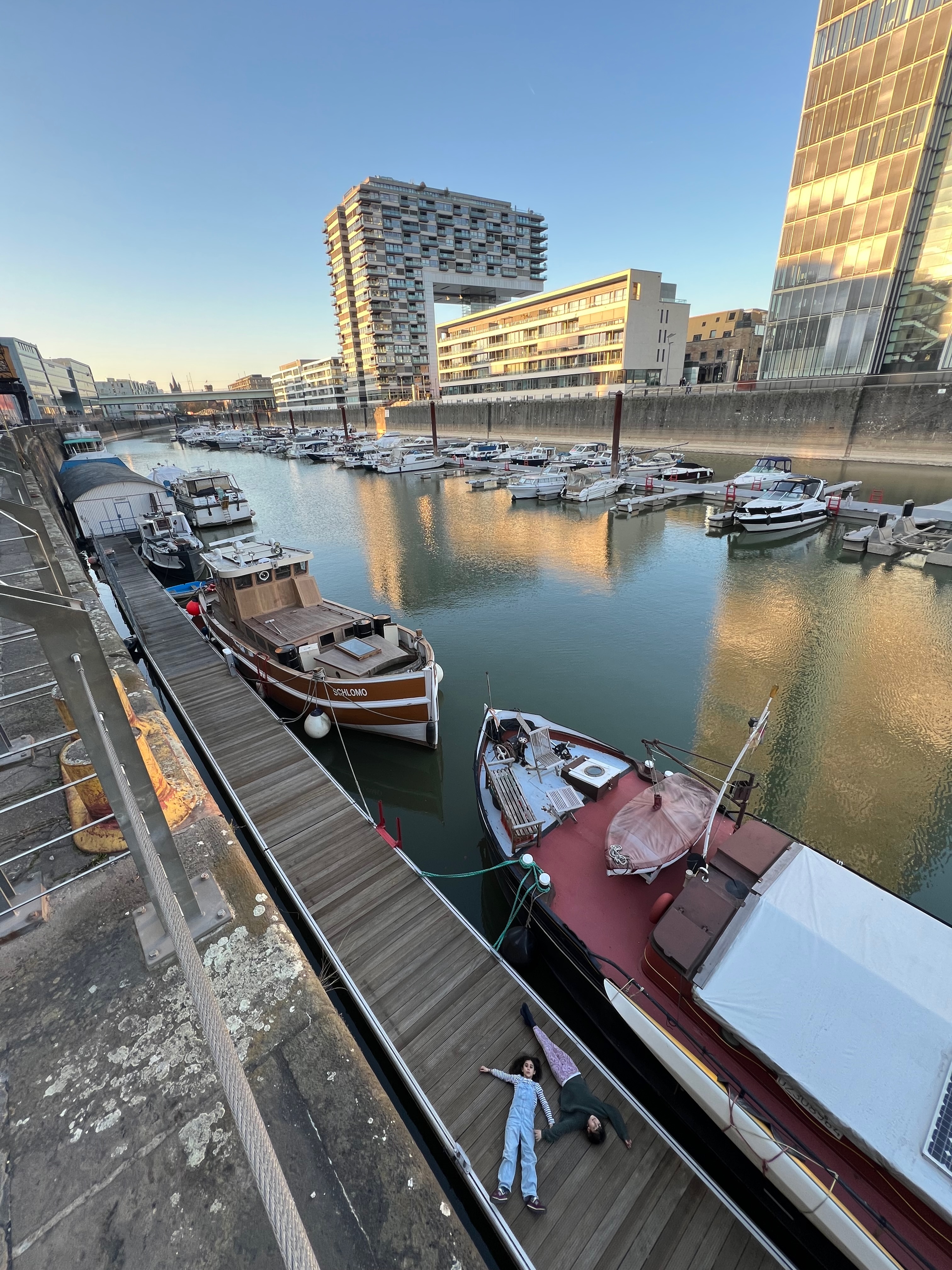 Schlomo at Rheinauhafen